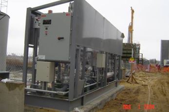 Fuel oil forwarding skid